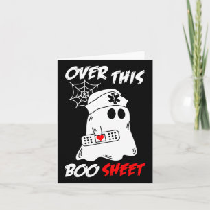 Cartão Sobre Esta Enfermeira Fantasma De Boo Sheet