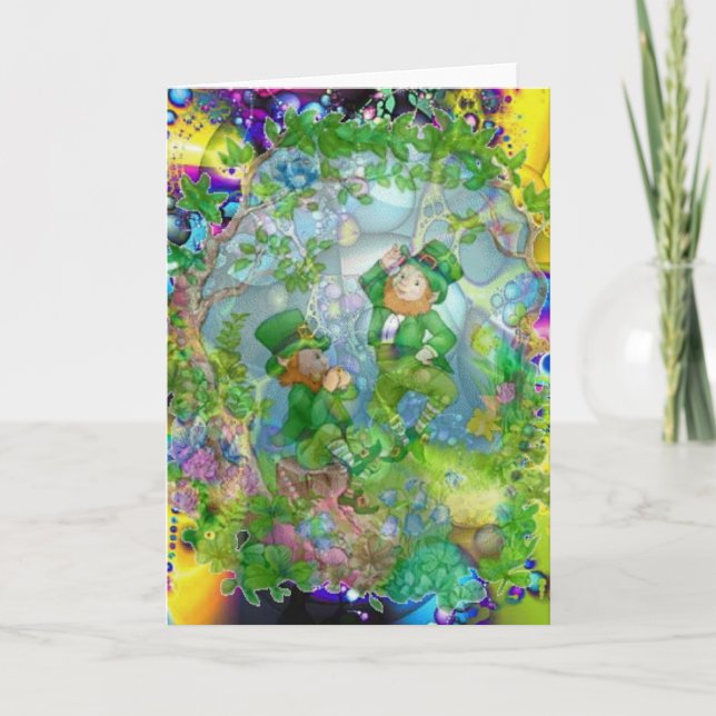 Cartão Sobre o arco-íris de Janiece Senn (Frente)