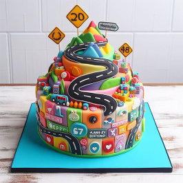 CARTÃO SOBRE O BOLO DE ANIVERSÁRIO DE HILL