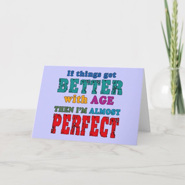 Cartão Sobre o Humor de Aniversário do Hill (Frente)