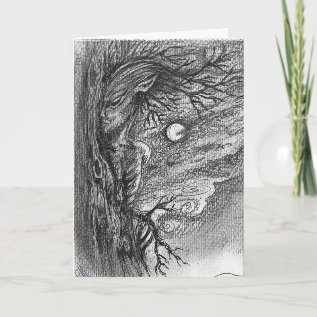 Cartão sobrenatural de árvore (Frente)