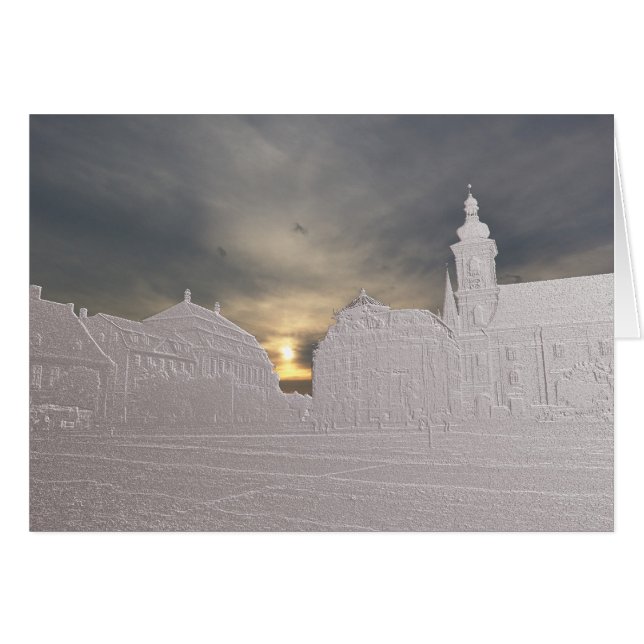 Cartão Sobreposição de Sibiu (Frente Horizontal)