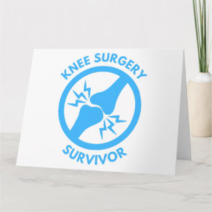 Cartão Sobrevivência à Cirurgia do Joelho