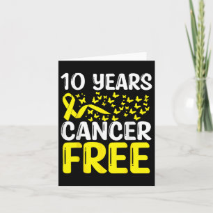 Cartão sobrevivente de câncer Ósseo Isento De Cancer Ósse