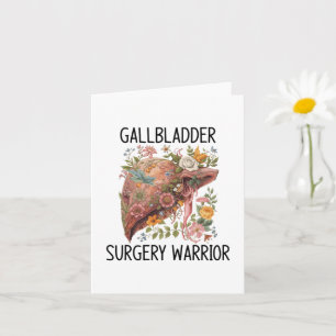 Cartão sobrevivente de cirurgia de vesícula biliar