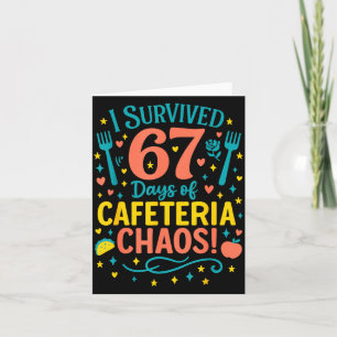 Cartão Sobrevivi 67 Dias De Caos Na Cafeteria 67 Meme Alm