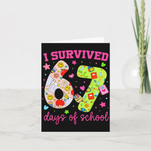 Cartão Sobrevivi 67 Dias De Escola Camuflagem Divertida M