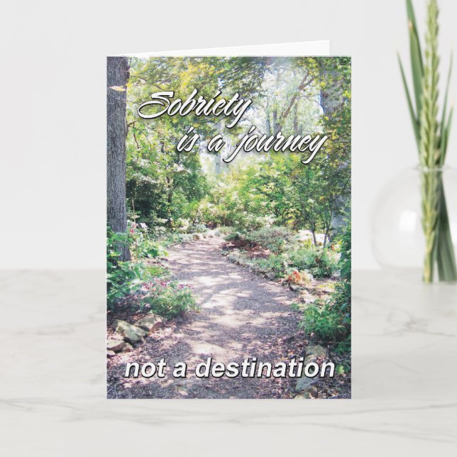 Cartão sobriedade é uma jornada 11 (Frente)