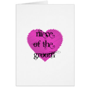 Cartão Sobrinha do noivo