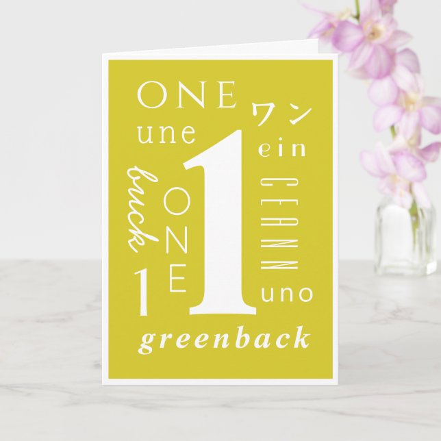 Cartão Sóbrio de um ano (Orquídea)