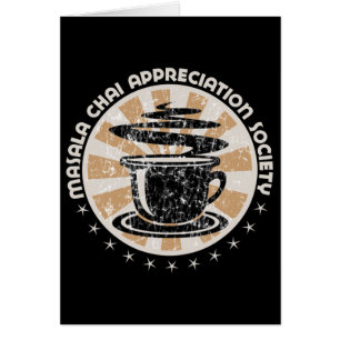 Cartão Sociedade da apreciação de Masala Chai