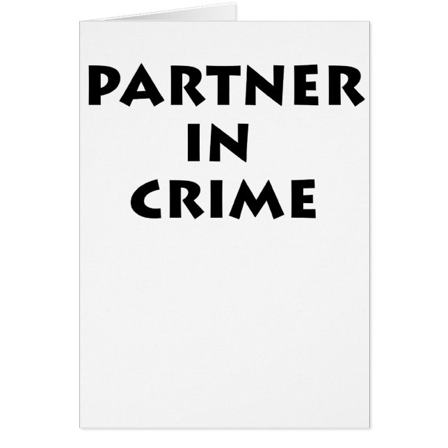 Cartão Sócio - dentro - crime! (Frente)