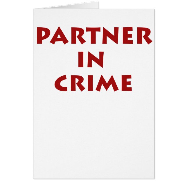 Cartão Sócio - dentro - crime! (Frente)