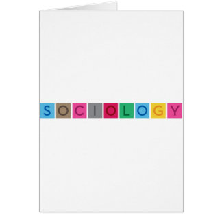 Cartão Sociologia