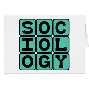 Cartão Sociologia, O Estudo do Comportamento Humano