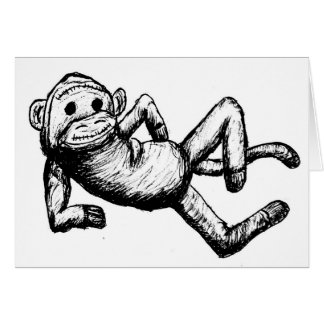Cartão sockmonkey sedutor