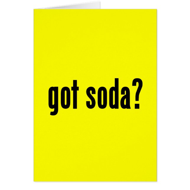 Cartão soda obtida? (Frente)