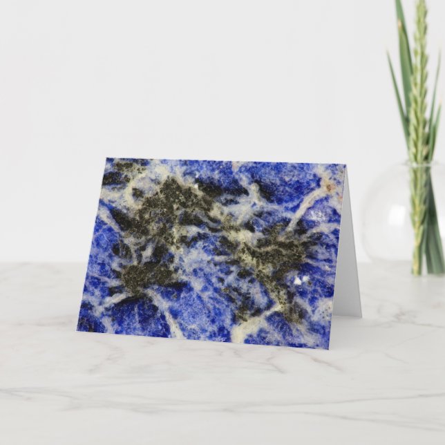 Cartão Sodalite Azul (Frente)