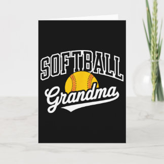 Cartão Softball Grandma _1 