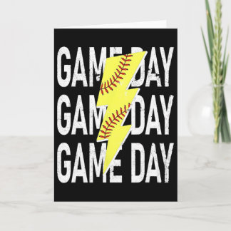 Cartão Softball Granny Game Day Graphic With Fun Vibes Ga