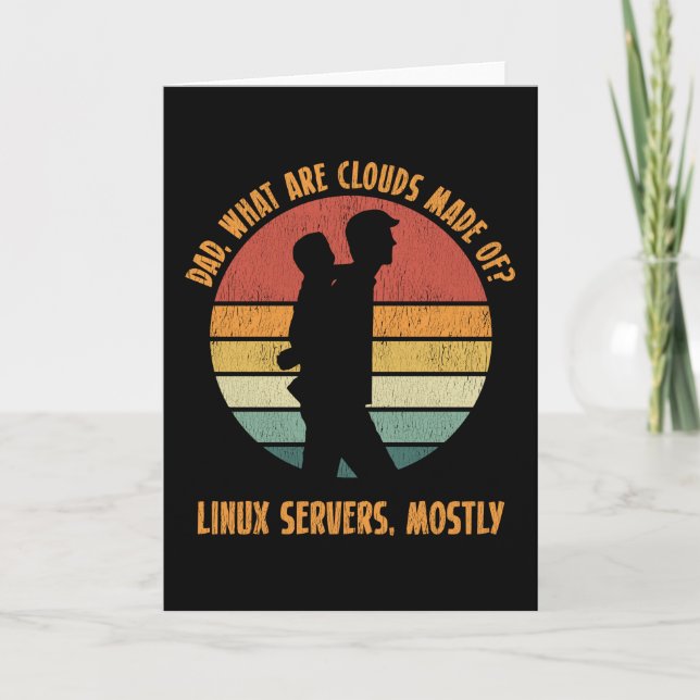 Cartão Software Developer Computer Programmer Dad (Frente)