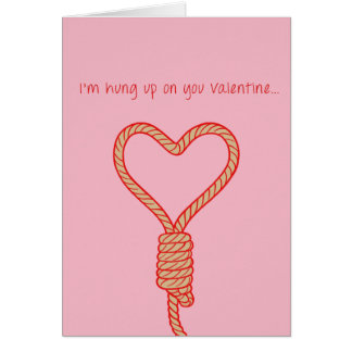 Cartão soga dada forma coração