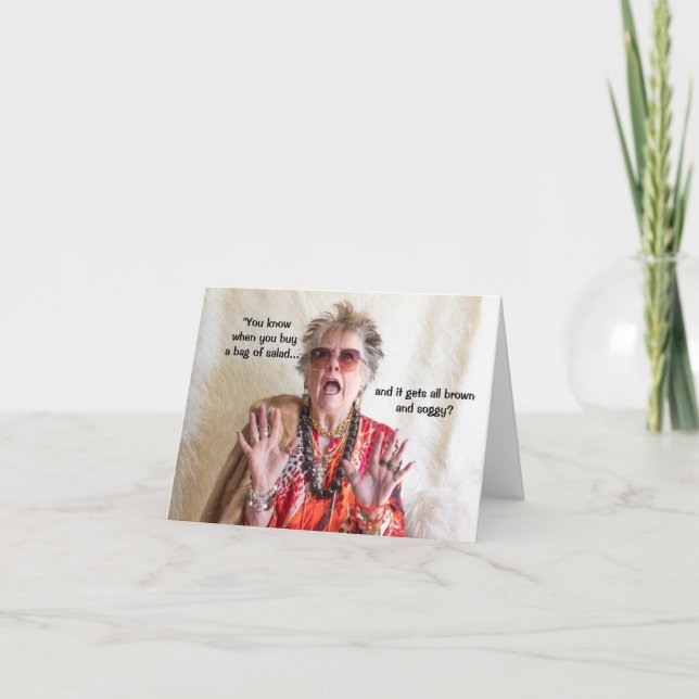 Cartão Soggy Salad vs Holiday Cookies (Frente)