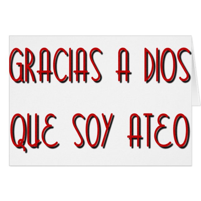 Cartão Soja Ateo (Frente Horizontal)