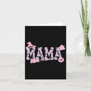 Cartão Soky Halloween Mama Varsity Mãe Pastel Nk Pumpkin