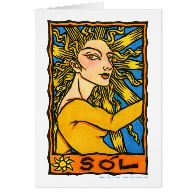 Cartão Sól (Frente)