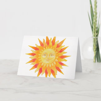 Cartão Sol birthday greeting card for sister
