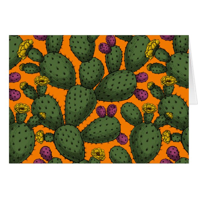 Cartão Sol do deserto (Frente Horizontal)