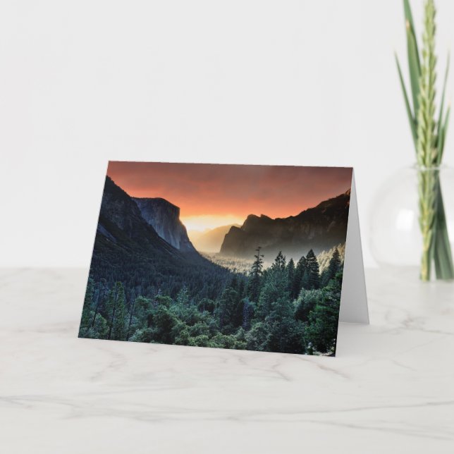 Cartão Sol | Parque Nacional Yosemite (Frente)