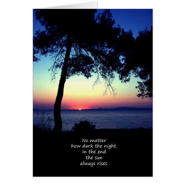 Cartão Sol sempre sobe (Frente)