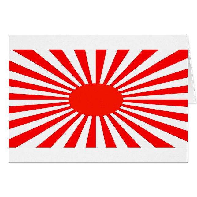 Cartão sol vermelho (Frente Horizontal)