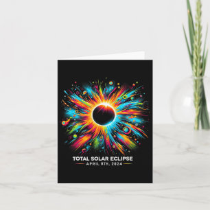 Cartão Solar Eclipse 2024 04.08.24 Eclipse Mens Womens Ki