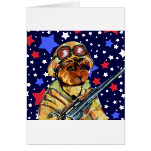 CARTÃO SOLDADO YORKIE POO