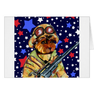 CARTÃO SOLDADO YORKIE POO