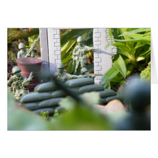 Cartão Soldados Brinquedos