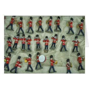 Cartão Soldados de chumbo pintados