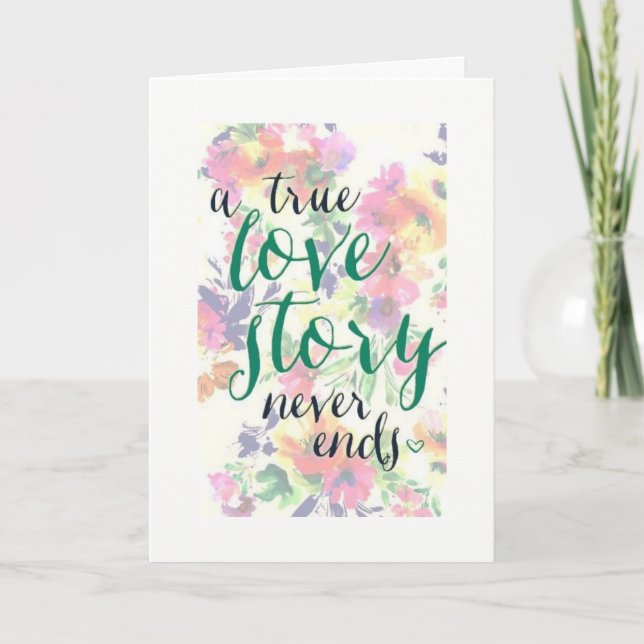 CARTÃO **SOLDIER** NÓS TEMOS UM INFINAL **LOVE STORY** (Frente)