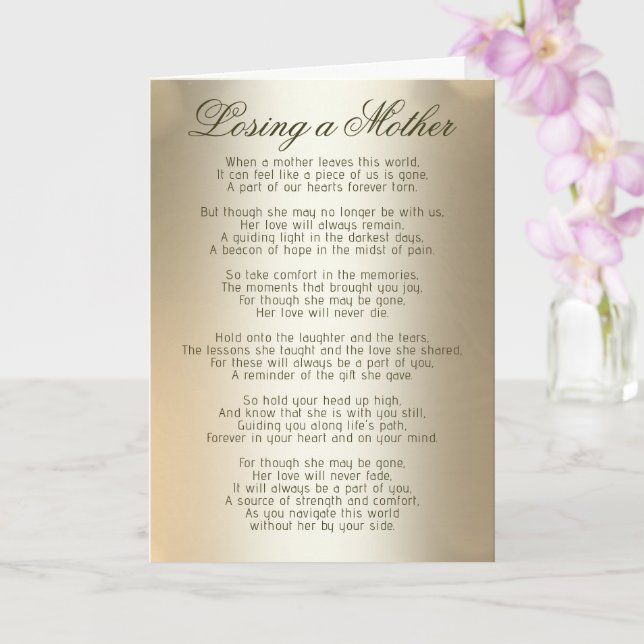 Cartão Solidariedade  | Perda de um cartão-mãe (Orquídea)