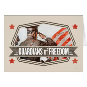 Cartão Solider-Guardião da liberdade