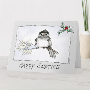 Cartão Solstice Chickadee