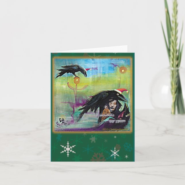 Cartão Solstice Ravens (Frente)