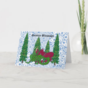 Cartão Solstício Blessings Dragon