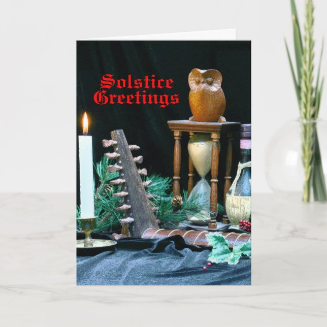 Cartão Solstício Renascentista (Frente)