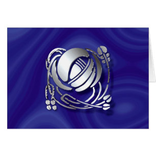 Cartão Solteiro de aço inoxidável Mackintosh