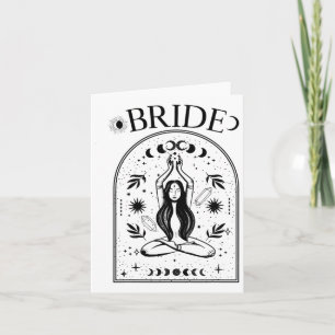 Cartão Solteiro Gótico Coven Tarot Celestial