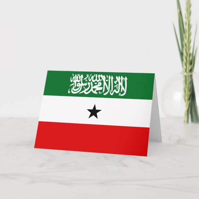 Cartão Somaliland Flag (Frente)